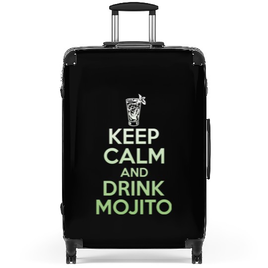 Keep Calm And Drink Mojito Suitcases - Funny Rum