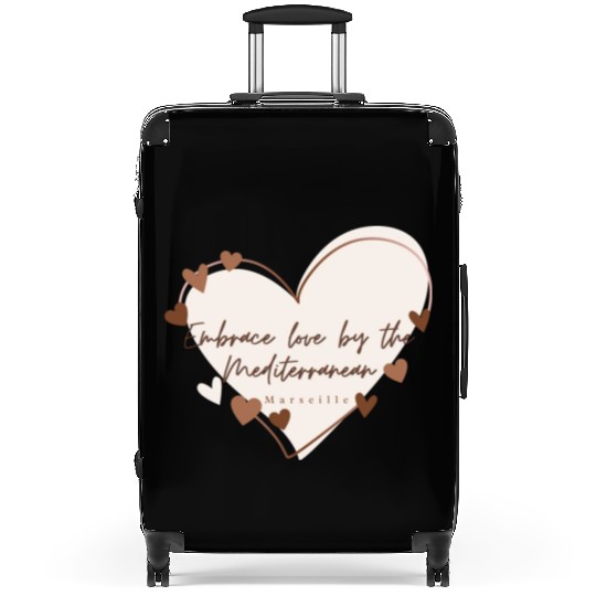 Embrace love by the Mediterranean Suitcases