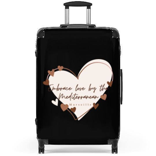 Embrace love by the Mediterranean Suitcases