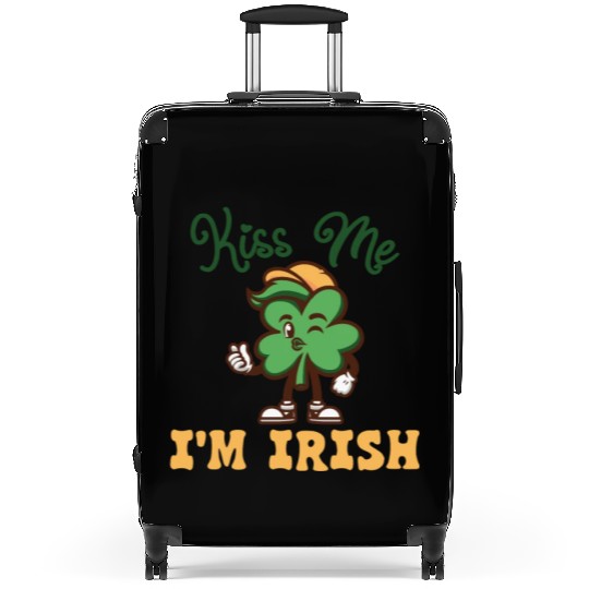 Kiss Me Im Irish St. Patrick's Day Suitcases