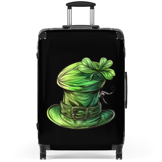 St Patrick Irish Green Hat Suitcases
