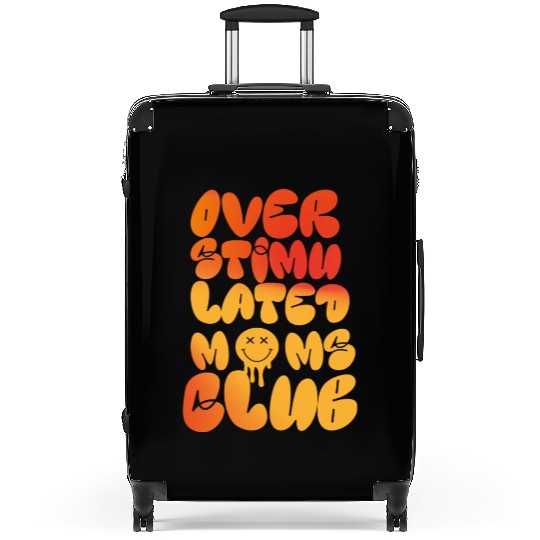 overstimulated moms club Suitcases