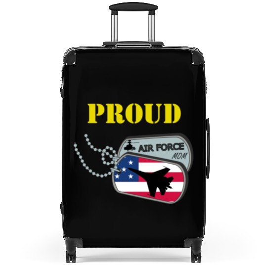 Proud Air Force Mom Suitcases