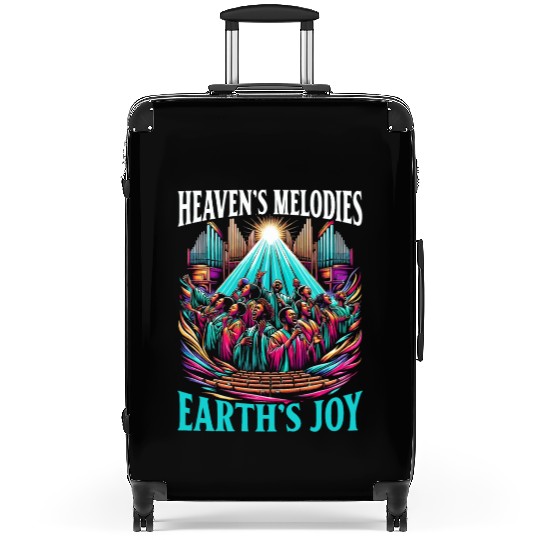 Gospel Music Religious Bible Scripture Christian Suitcases