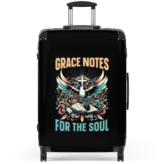 Gospel Music Religious Bible Scripture Christian Suitcases