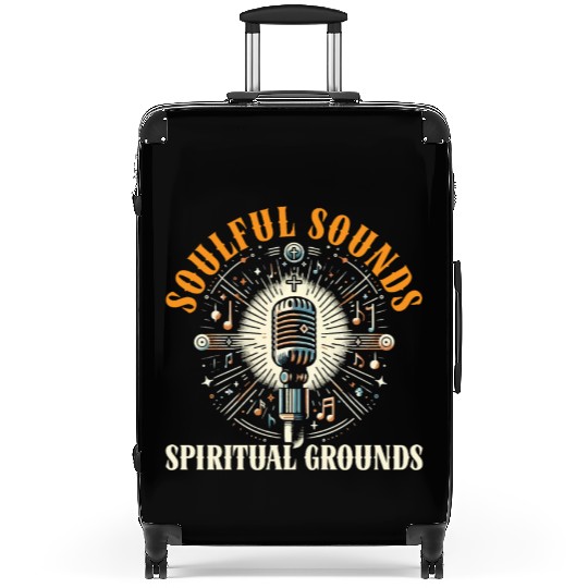 Gospel Music Religious Bible Scripture Christian Suitcases
