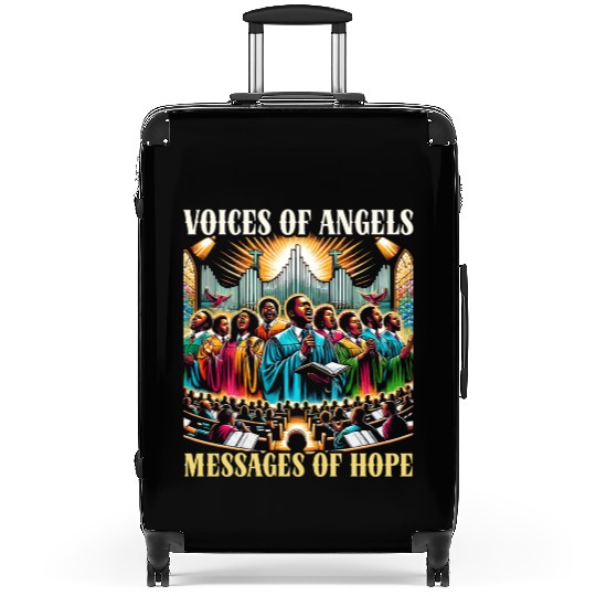 Gospel Music Religious Bible Scripture Christian Suitcases
