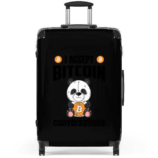Accept Bitcoin Conversations Suitcases