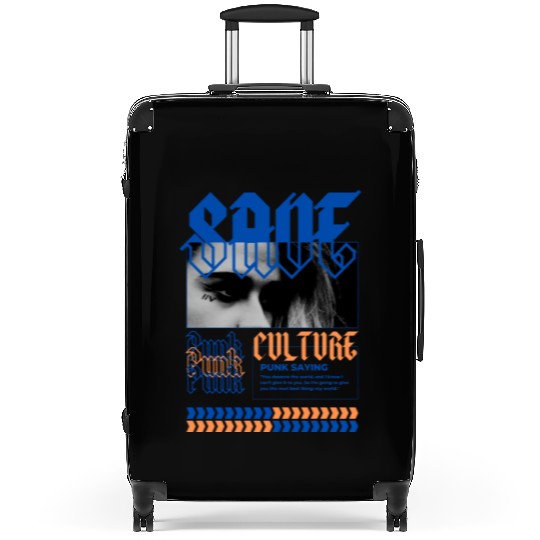 Save Punk Culture streetwear Suitcases