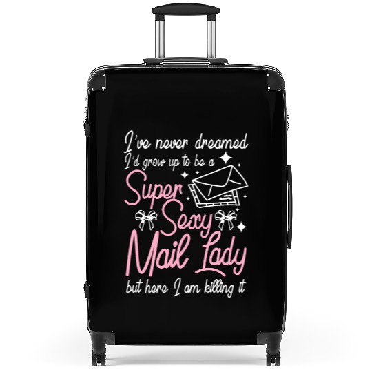 Super sexy mail lady Suitcases