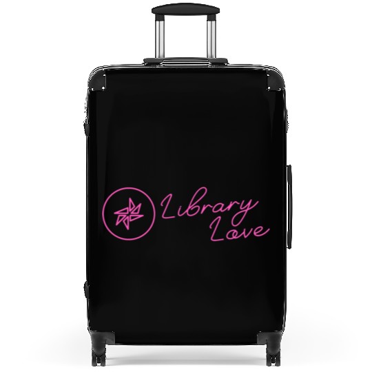 ALIA Library Love Neon Pink Solid Suitcases