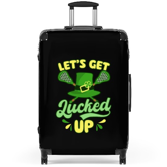Lacrosse St. Patricks Day Get Lucked Up Suitcases