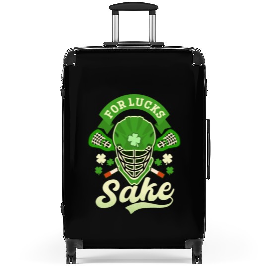 Lacrosse St. Patricks Day For Lucks Sake Suitcases