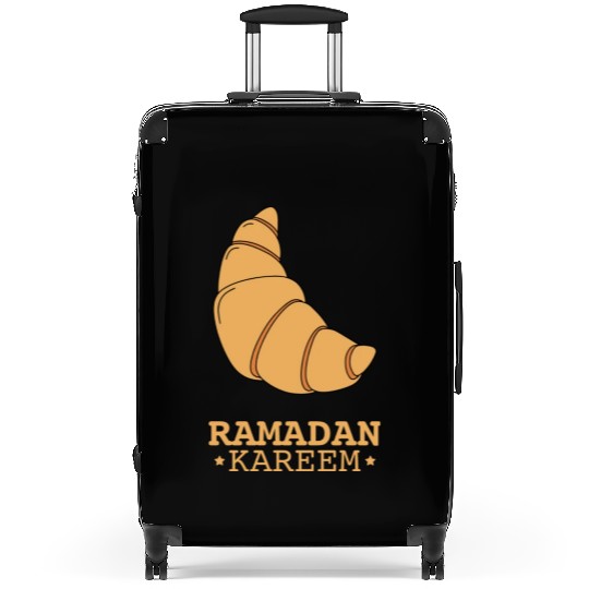 The crescent croissant is a sweet combination Suitcases