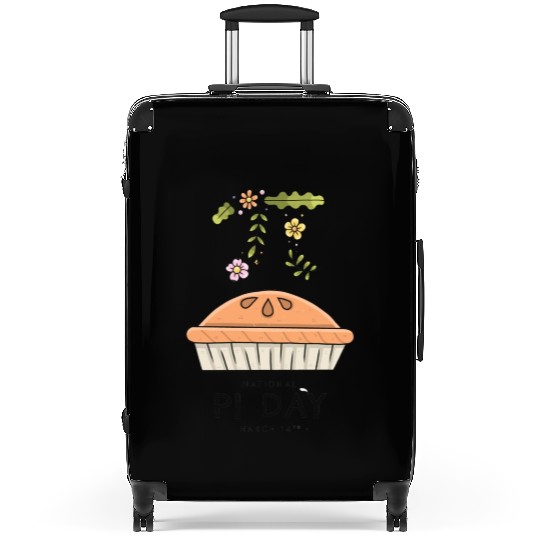 Happy Pi Day Pie Funny Math Coach Teacher Pi Day Suitcases