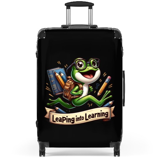Leaping Into Learning Frog 100 Days of School Suitcases