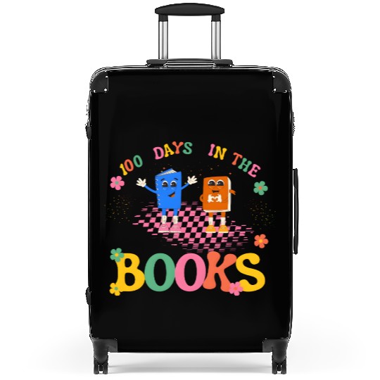 100 Days in the Books Reading Teacher Suitcases