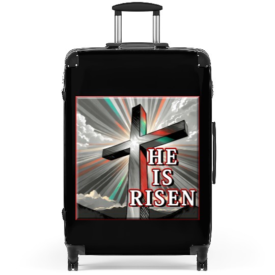 Cross, He is Risen - 2 Suitcases