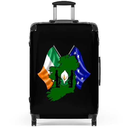 Irish Easter Lily - Designed in Ireland Suitcases