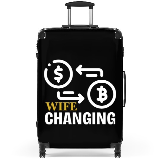 Black and Gold Wife Changing - Bitcoin Suitcases