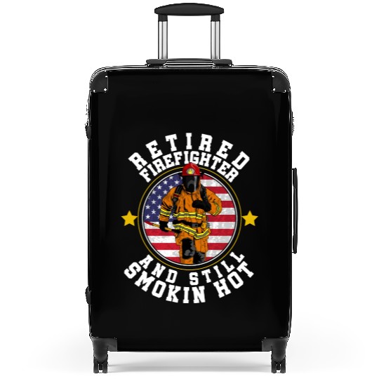 Retired Firefighter And Still Smokin Hot Suitcases