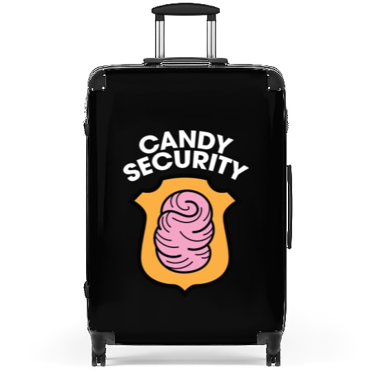 Candy Security Mom Dad Matching Birthday Costume Suitcases