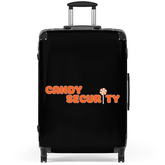 Candy Security Mom Dad Matching Birthday Costume Suitcases