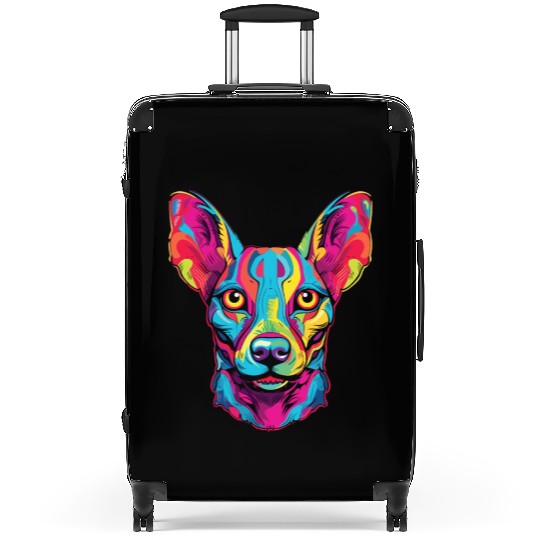 Watercolor Colorful Peruvian Inca Orchid Suitcases