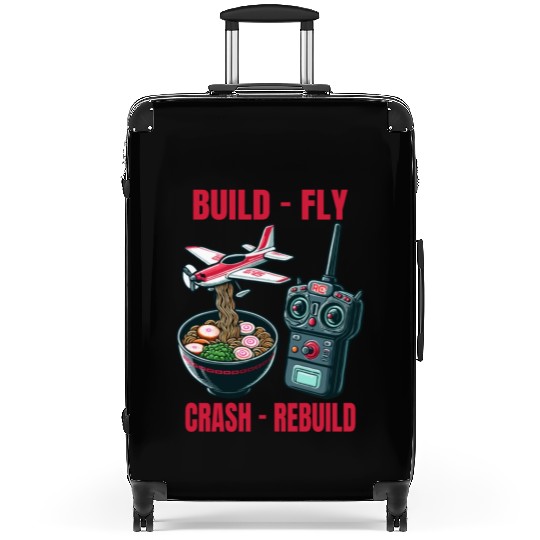 Funny Build Fly Crash Rebuild, Rc Planes And Ramen Suitcases