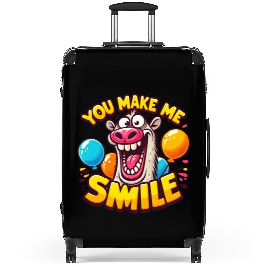 Joyful Donkey A Smile Inducing Design Suitcases