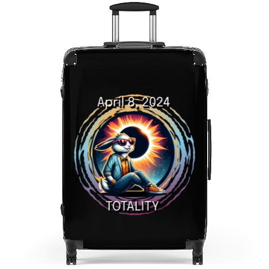 Cool Rabbit Solar April 8, 2024 Eclipse Totality Suitcases