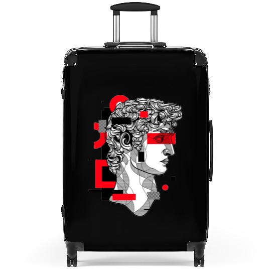 "Mythical Majesty: Greek King Design" Suitcases