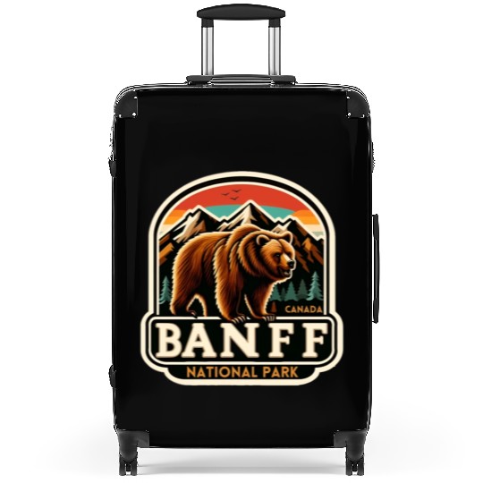 Banff National Park, Alberta Canada grizzly bears Suitcases