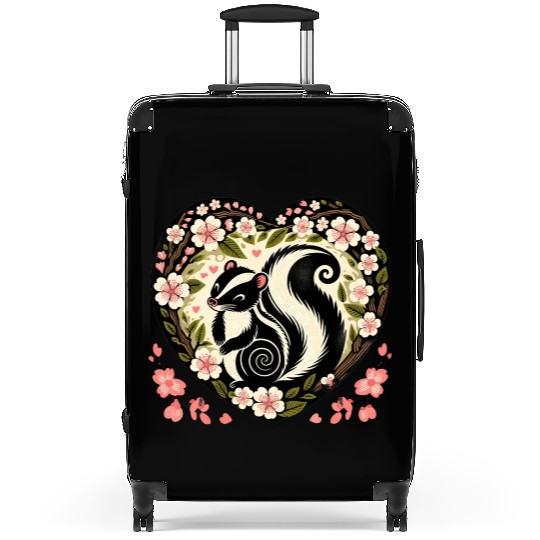 Spring Skunk Suitcases