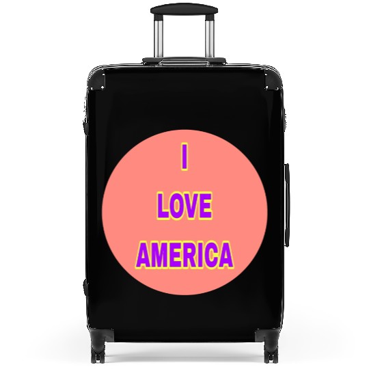 I LOVE AMERICA SUPER QUALITY Suitcases