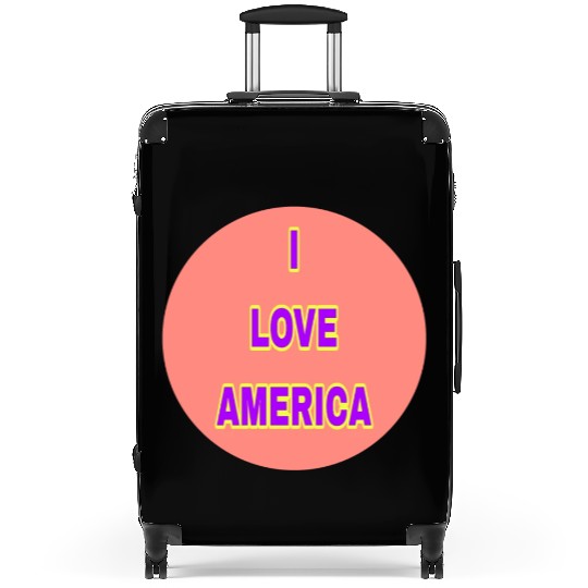 I LOVE AMERICA SUPER QUALITY Suitcases