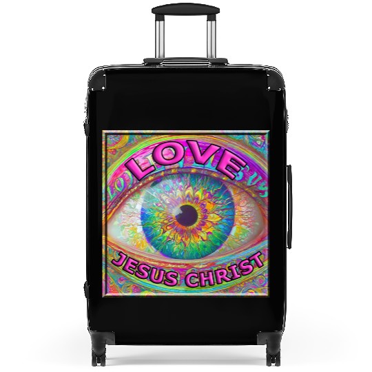 Eye (I) Love JESUS CHRIST Suitcases