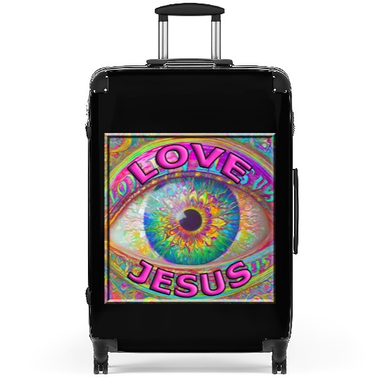 Eye (I) Love Jesus Suitcases