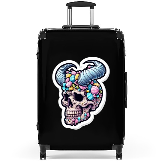 Sweet Reverence: Easter Sugar Skull Suitcases