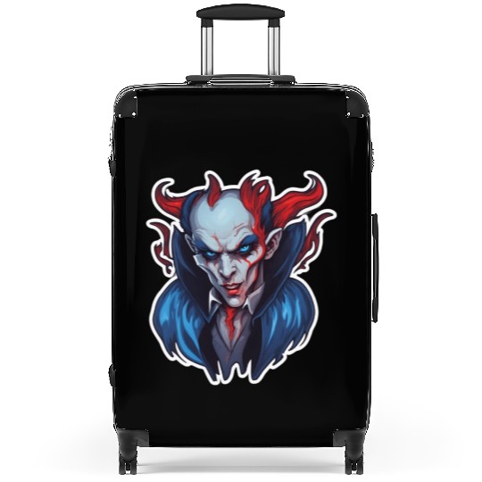 dark shadows: Horned Vampire Suitcases