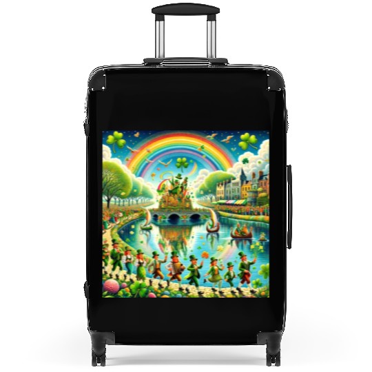 St. Patrick's Reflections Luck of the Irish Suitcases