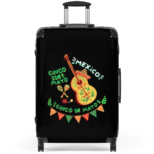 cinco de mayo Suitcases
