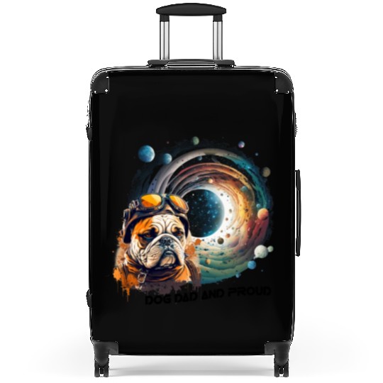 Dog Dad and Proud Suitcases
