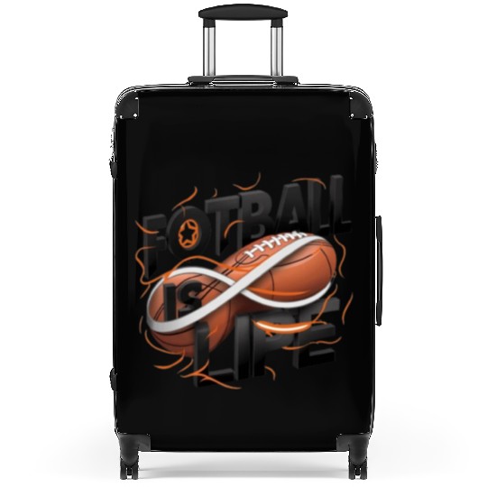 "Eternal Passion: Football is Life" Suitcases