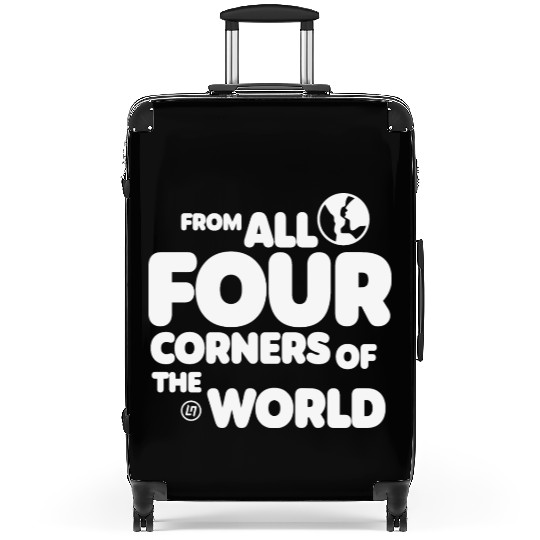 Lando Norris Merch Worldwide Globe Suitcases
