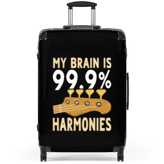 Bass Guitar Player Bassist Suitcases