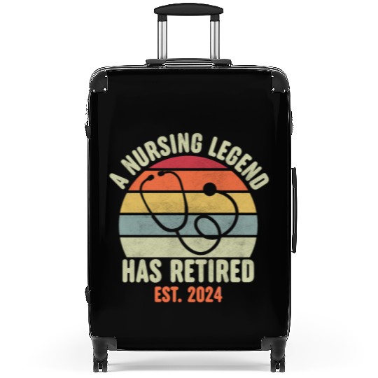 Retired Nurse 2024 Suitcases, Funny Retired Nurse