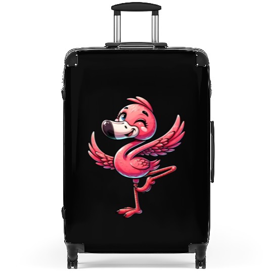 Flamingo Yoga Fitness Meditation Suitcases