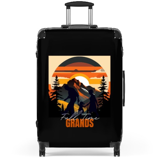 Full time Grands - Funny Grandparents Suitcases
