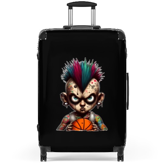 Punk Basketball Suitcases